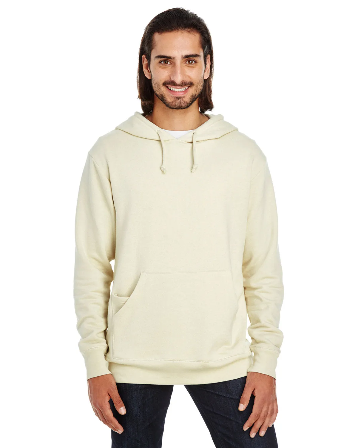 Threadfast Apparel 321H Sweat à capuche unisexe en French Terry mélangé
