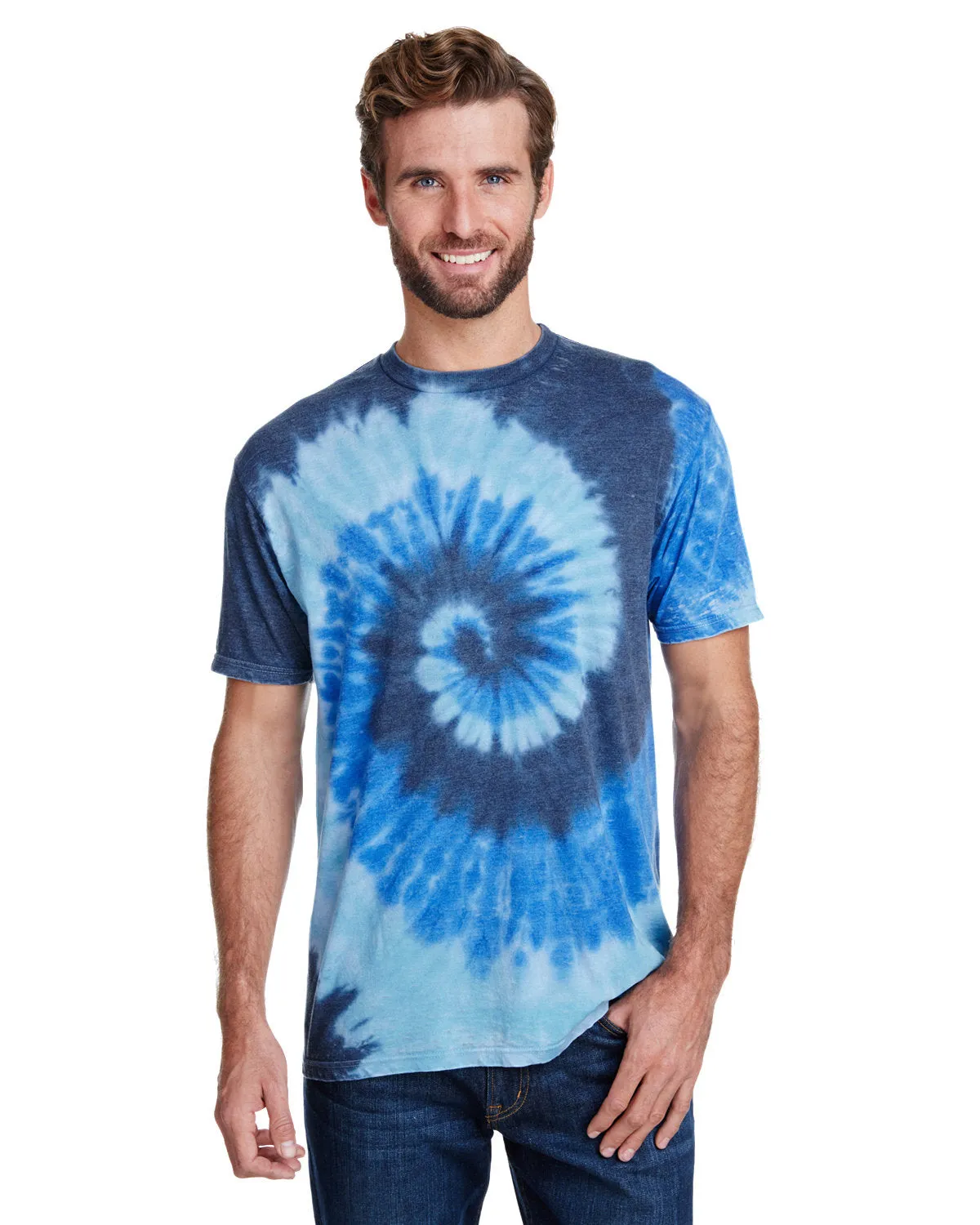 T-Shirt Festival Adulte Tie-Dye CD1090 Burnout