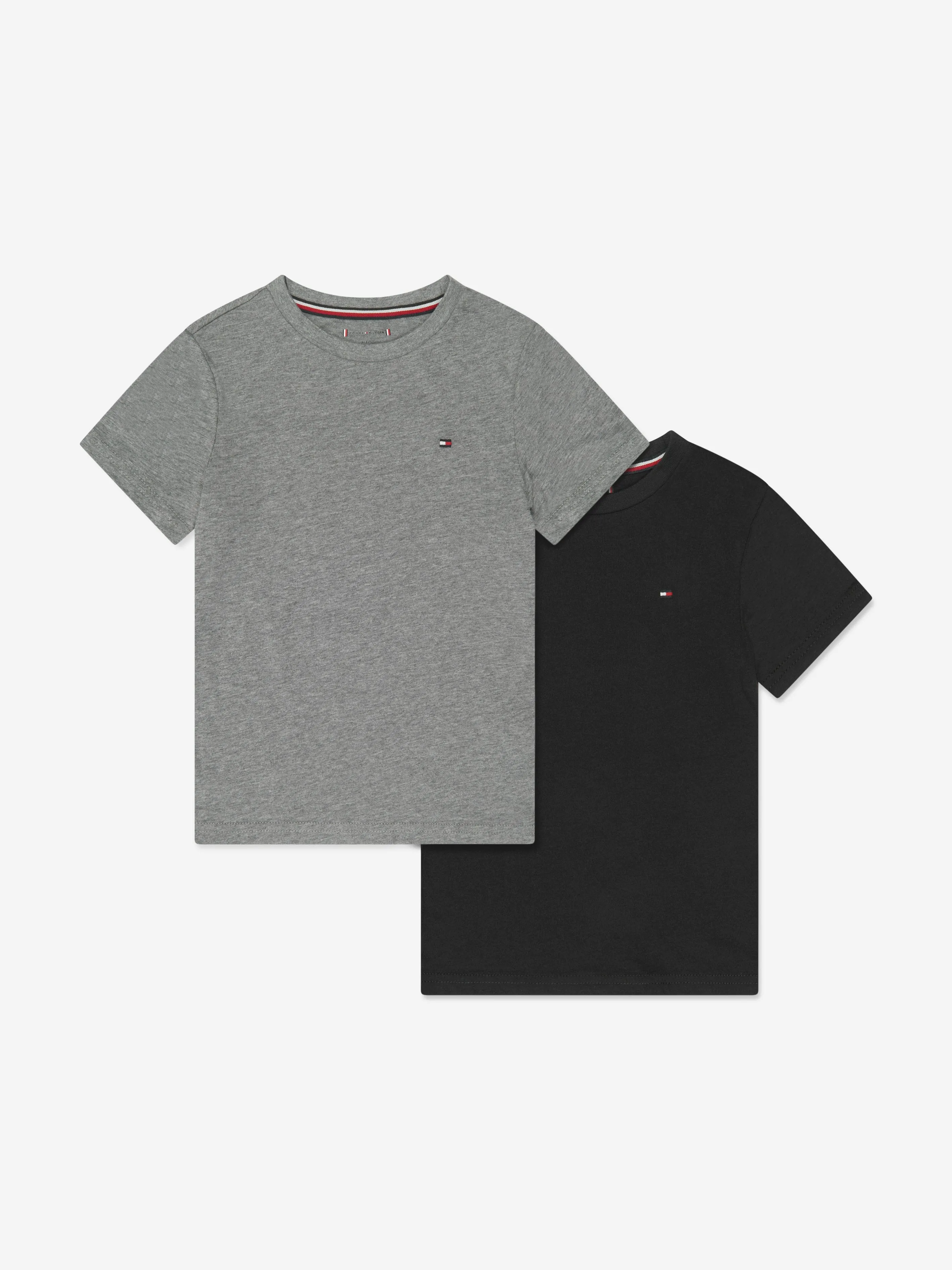 Ensemble de T-shirts Tommy Hilfiger pour garçons (Lot de 2) en gris