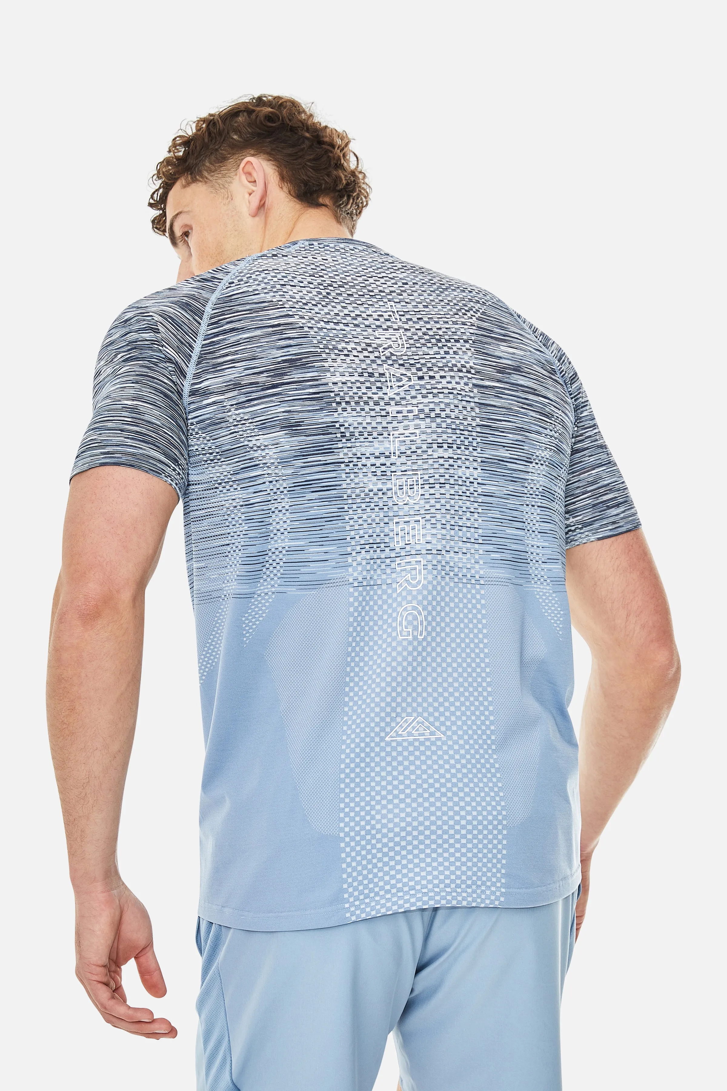 Trailberg Apex T-shirt sans couture - Brouillard bleu