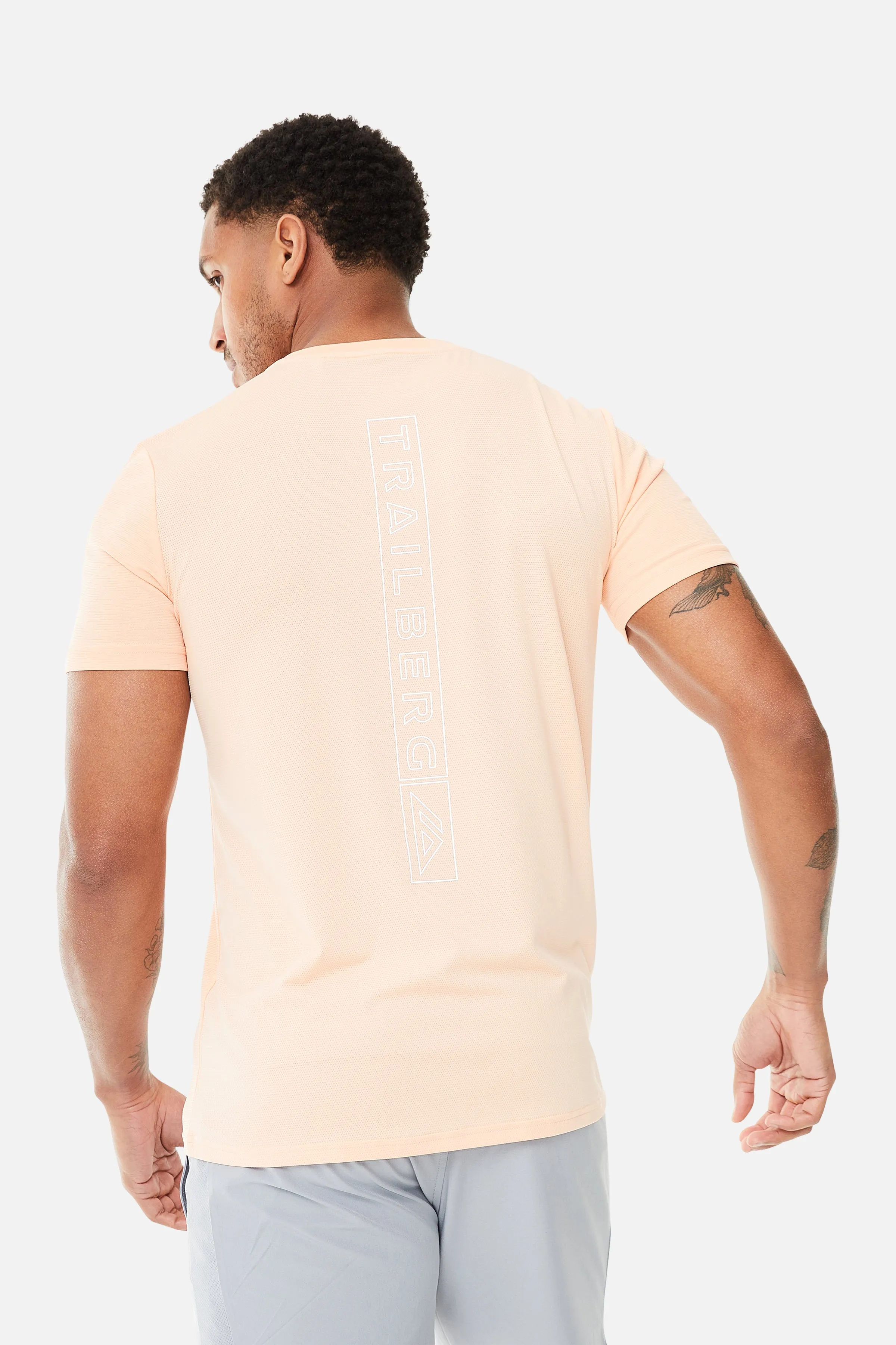 T-shirt Trailberg Crest - Pêche