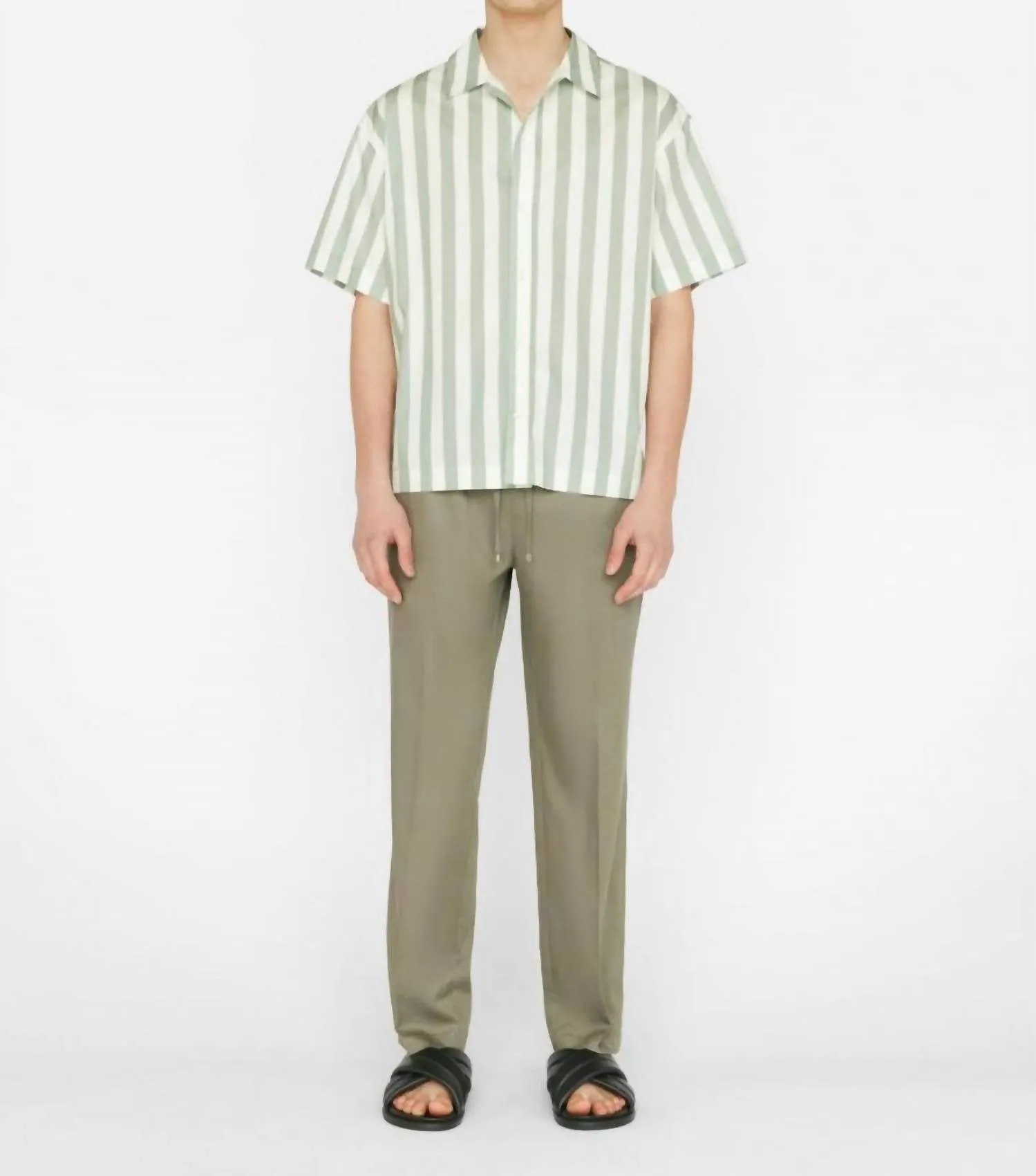 Pantalon Voyageur En Sauge Désertique