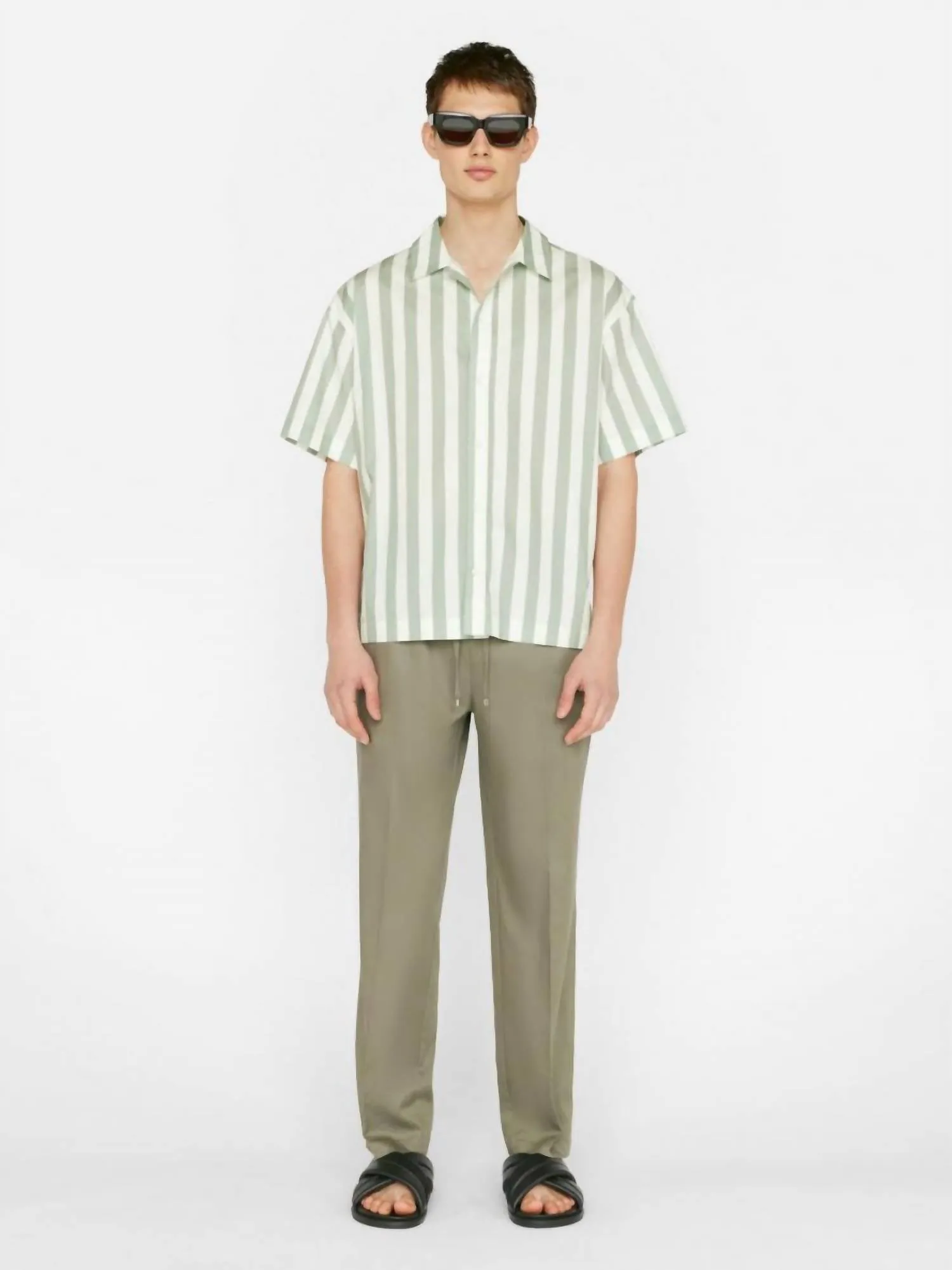 Pantalon Voyageur En Sauge Désertique