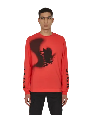 T-shirt manches longues traité Rouge