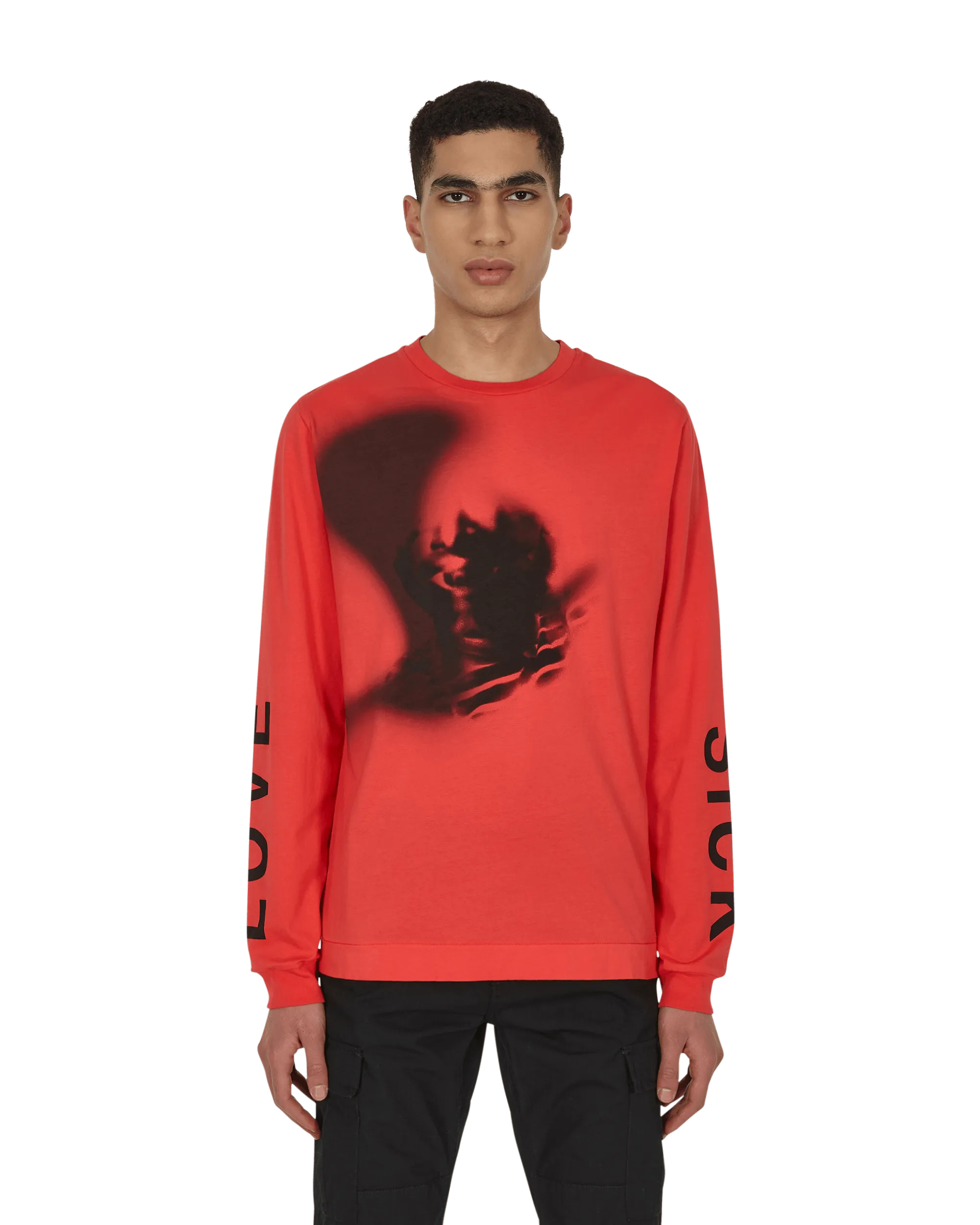 T-shirt manches longues traité Rouge