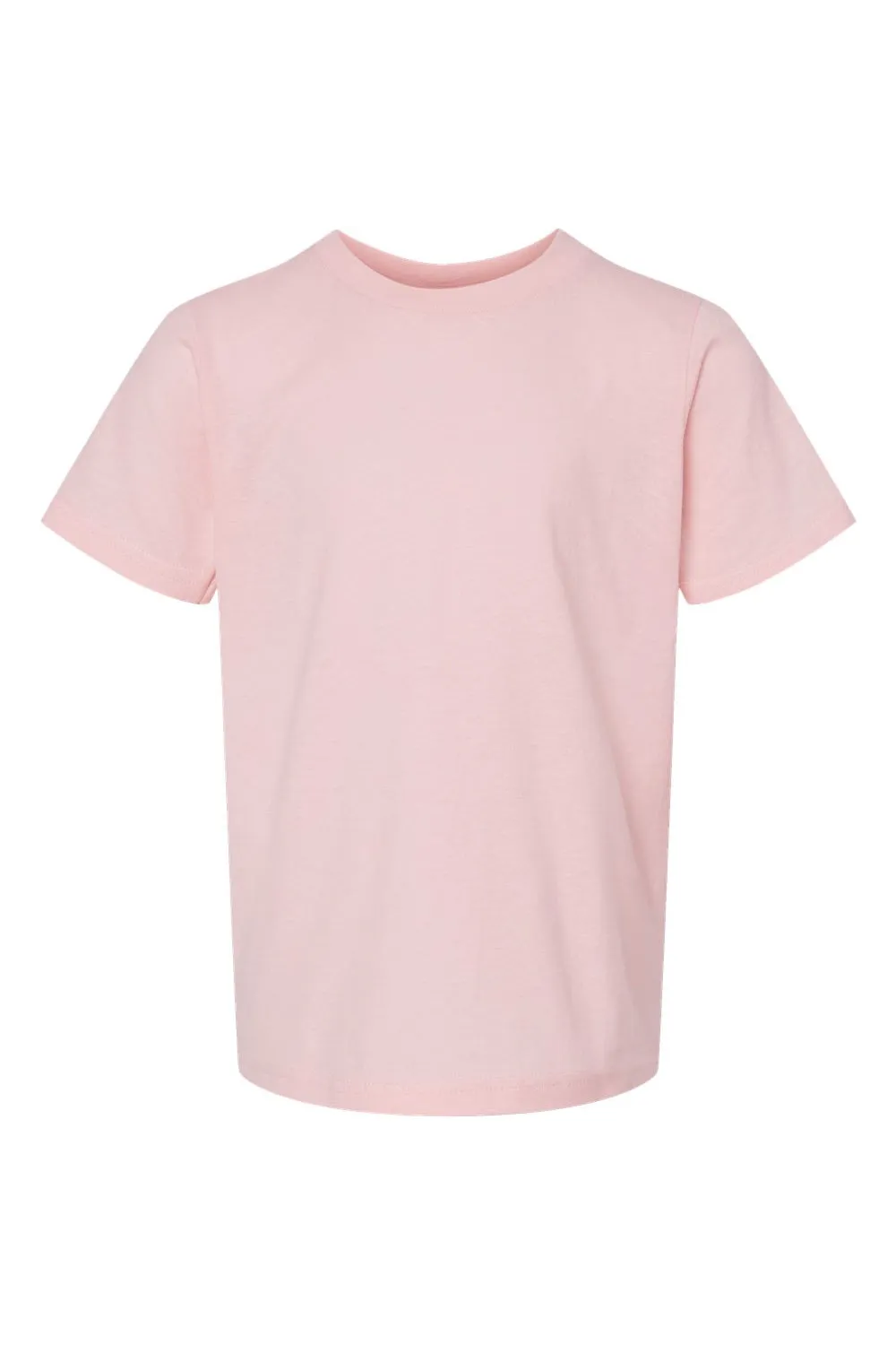 Tultex T-shirt à manches courtes en fine maille pour jeunes - Rose