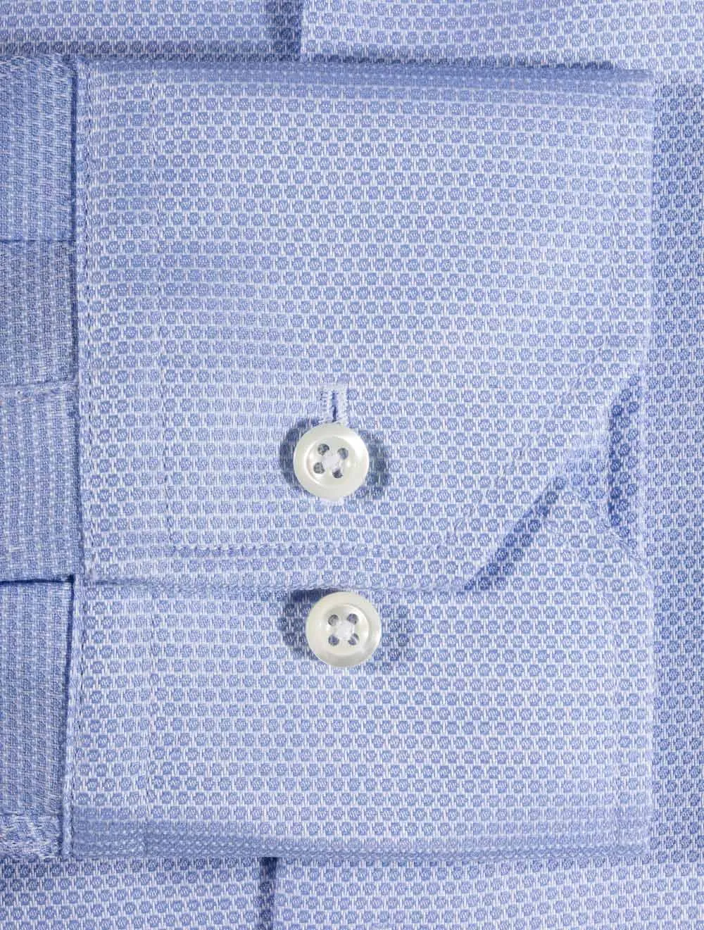Chemise extensible bleue double élasticité