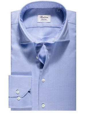 Chemise extensible bleue double élasticité