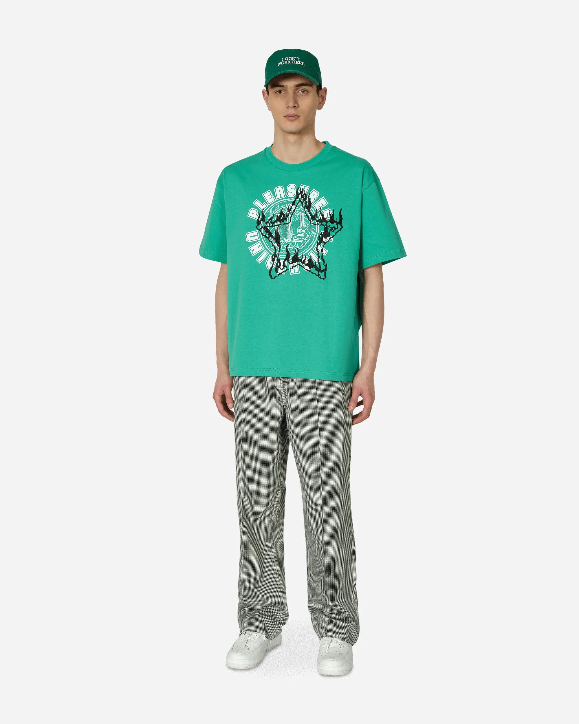 T-shirt épais universitaire vert