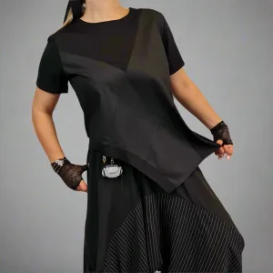 T-shirt décontracté style punk Usteja