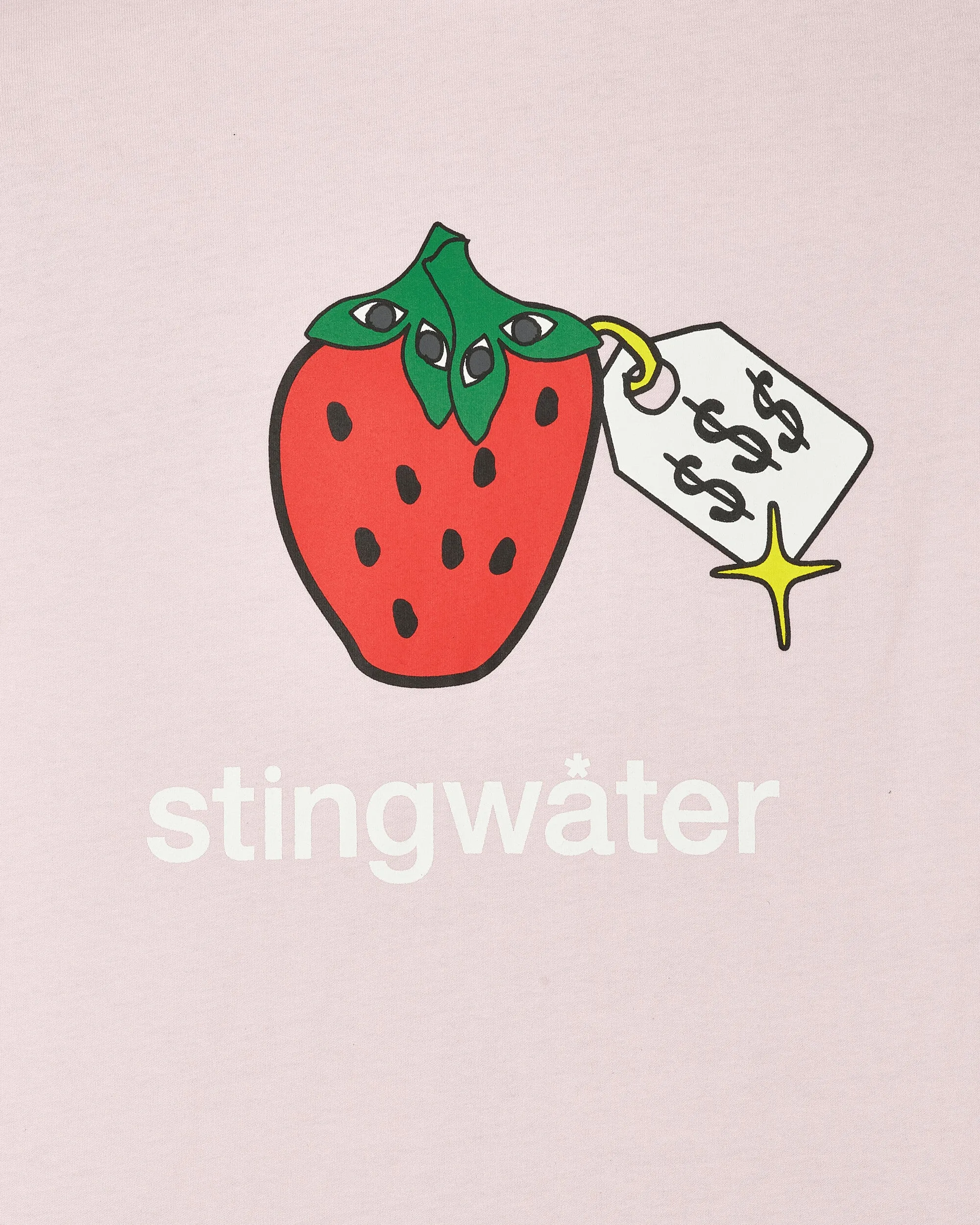T-shirt en coton bio Very Speshal à motifs fraise rose