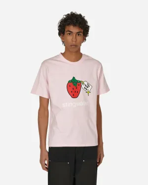 T-shirt en coton bio Very Speshal à motifs fraise rose