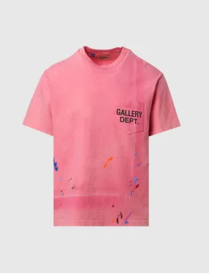 T-SHIRT PEINT AVEC LOGO VINTAGE
