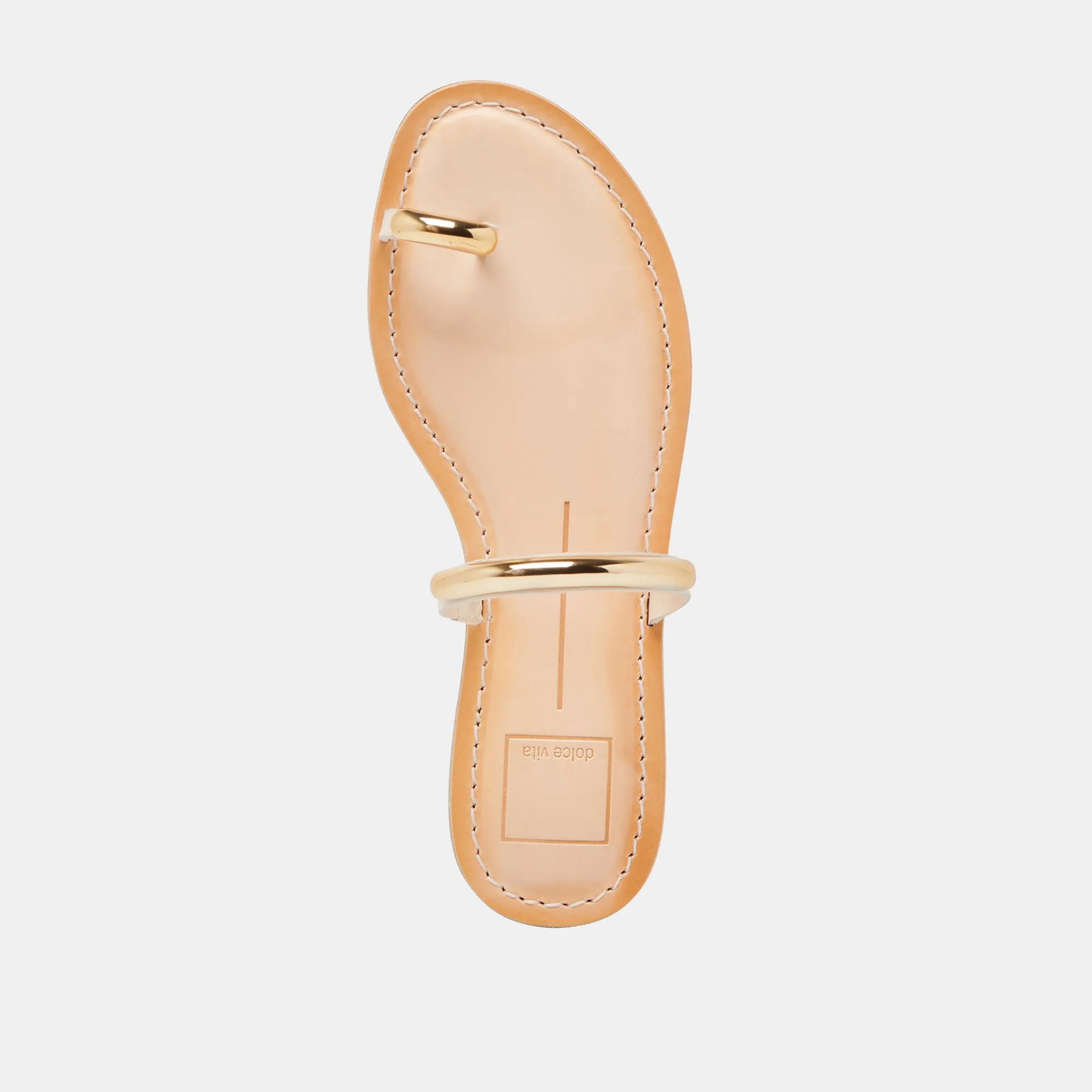 SANDALES WINK WIDE EN CUIR BONE