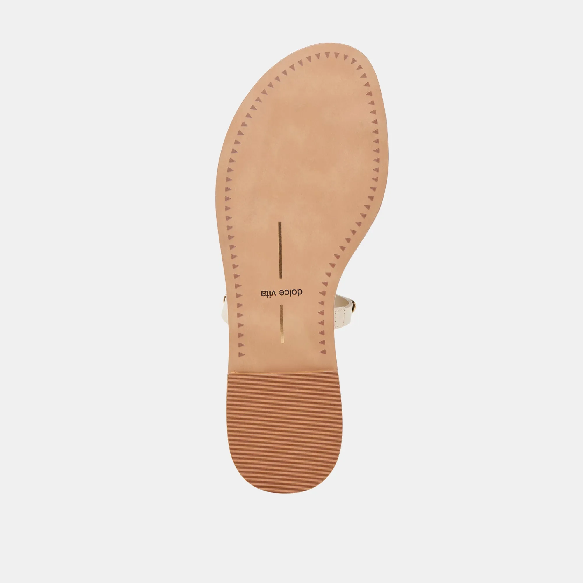 SANDALES WINK WIDE EN CUIR BONE