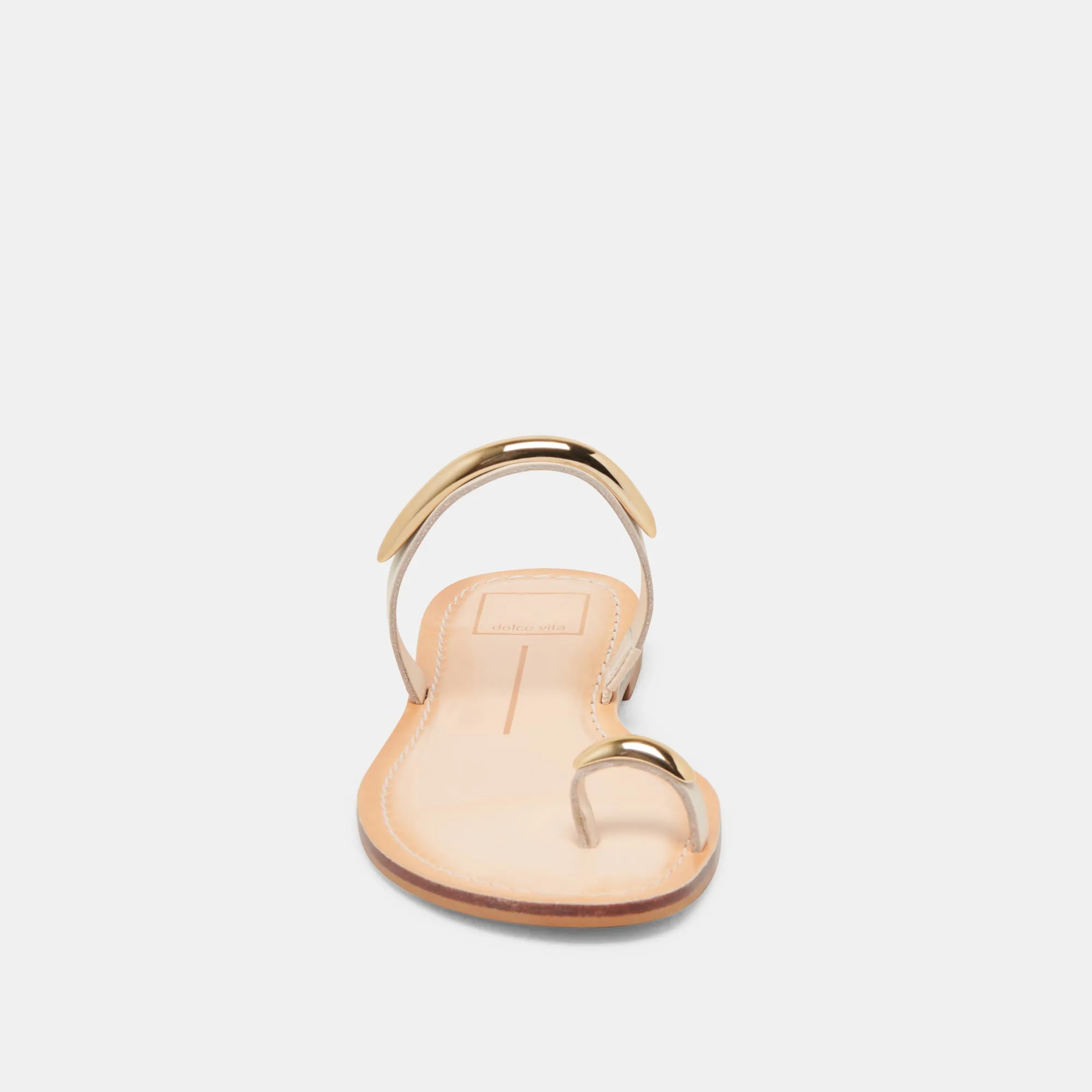 SANDALES WINK WIDE EN CUIR BONE