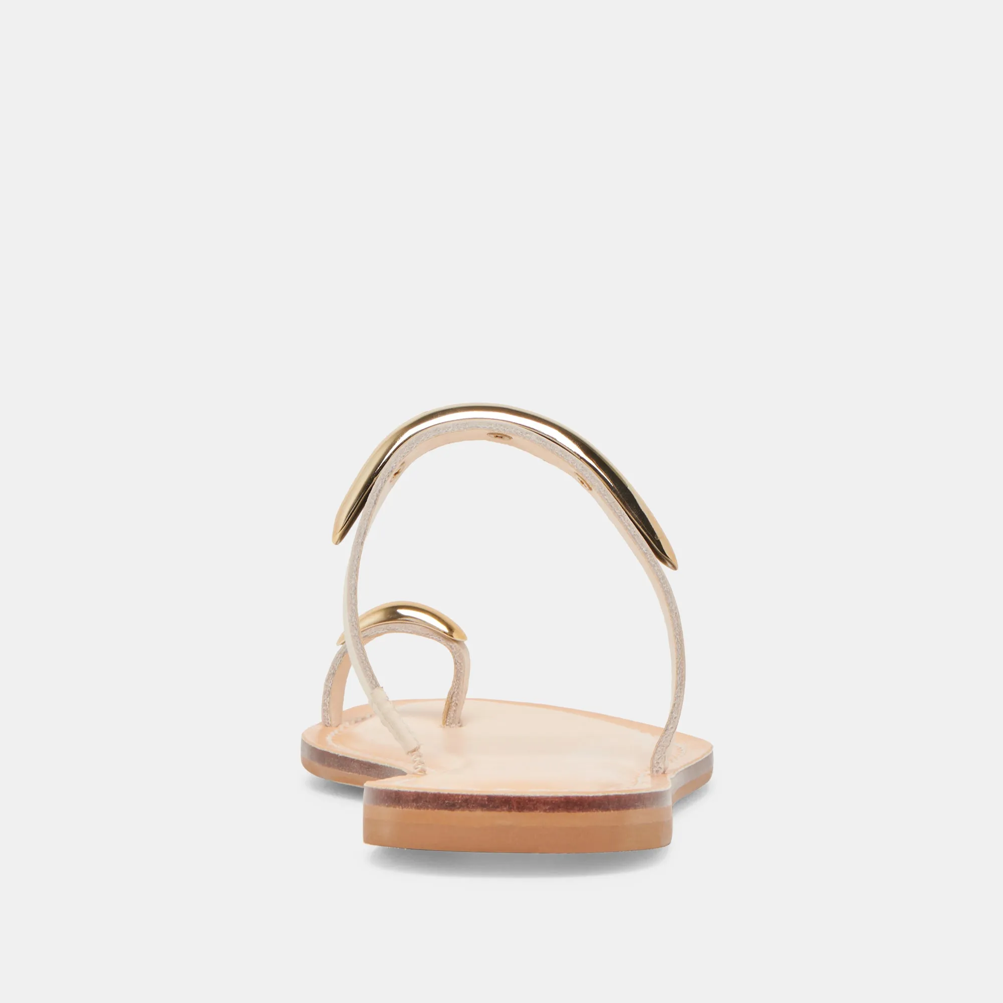 SANDALES WINK WIDE EN CUIR BONE