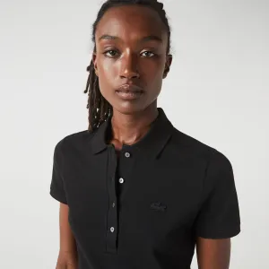 Polo Femme Coupe Slim Stretch en Côtelé de Coton Noir Patagonia Vêtements
