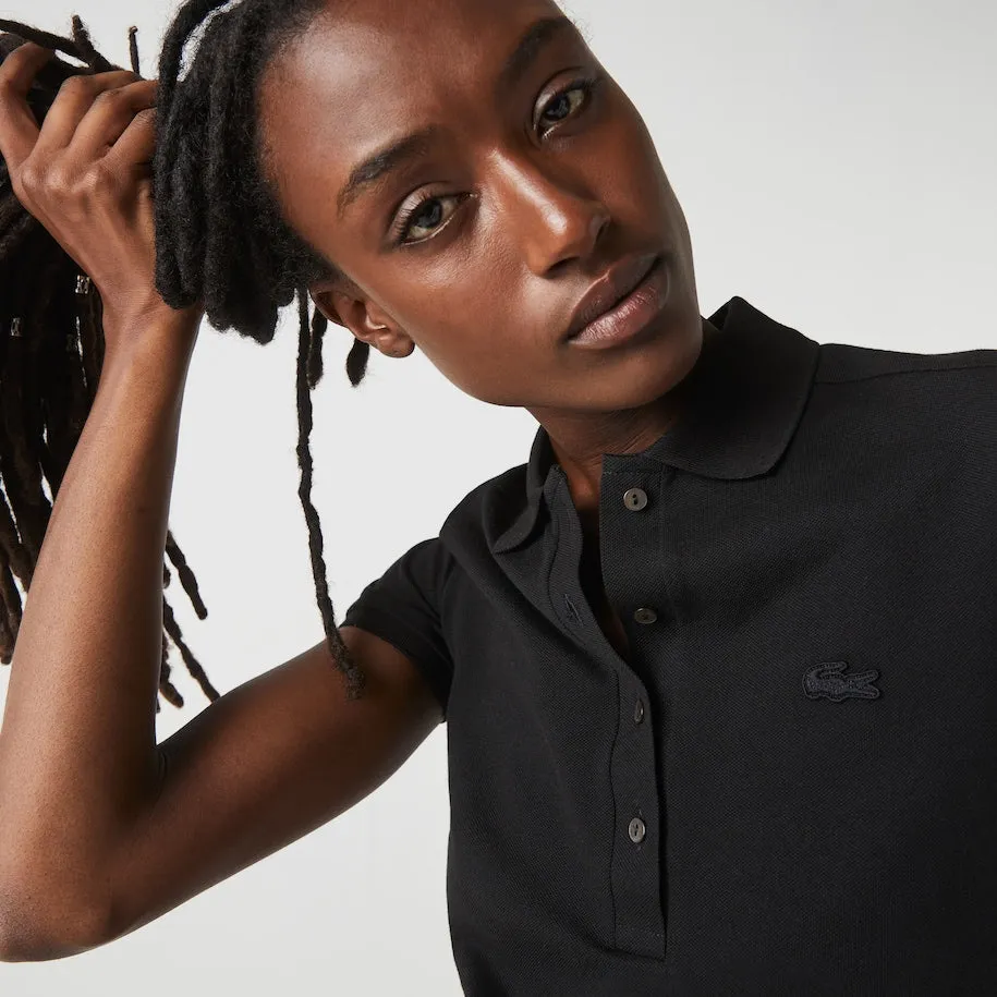 Polo Femme Coupe Slim Stretch en Côtelé de Coton Noir Patagonia Vêtements