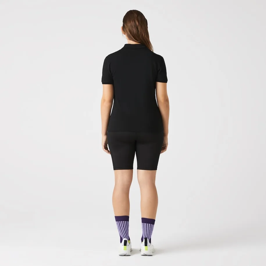 Polo Femme Coupe Slim Stretch en Côtelé de Coton Noir Patagonia Vêtements