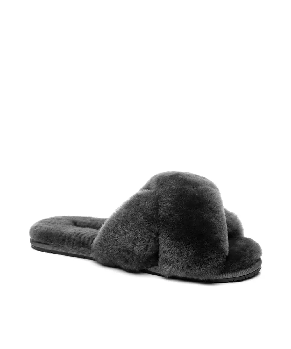 Chaussons Croisés Premium UGG pour Femme - Chaussures UGG