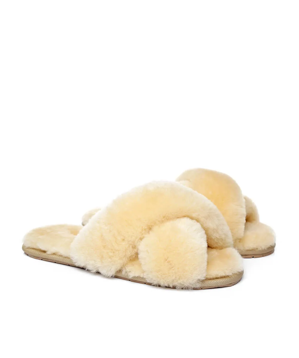 Chaussons Croisés Premium UGG pour Femme - Chaussures UGG