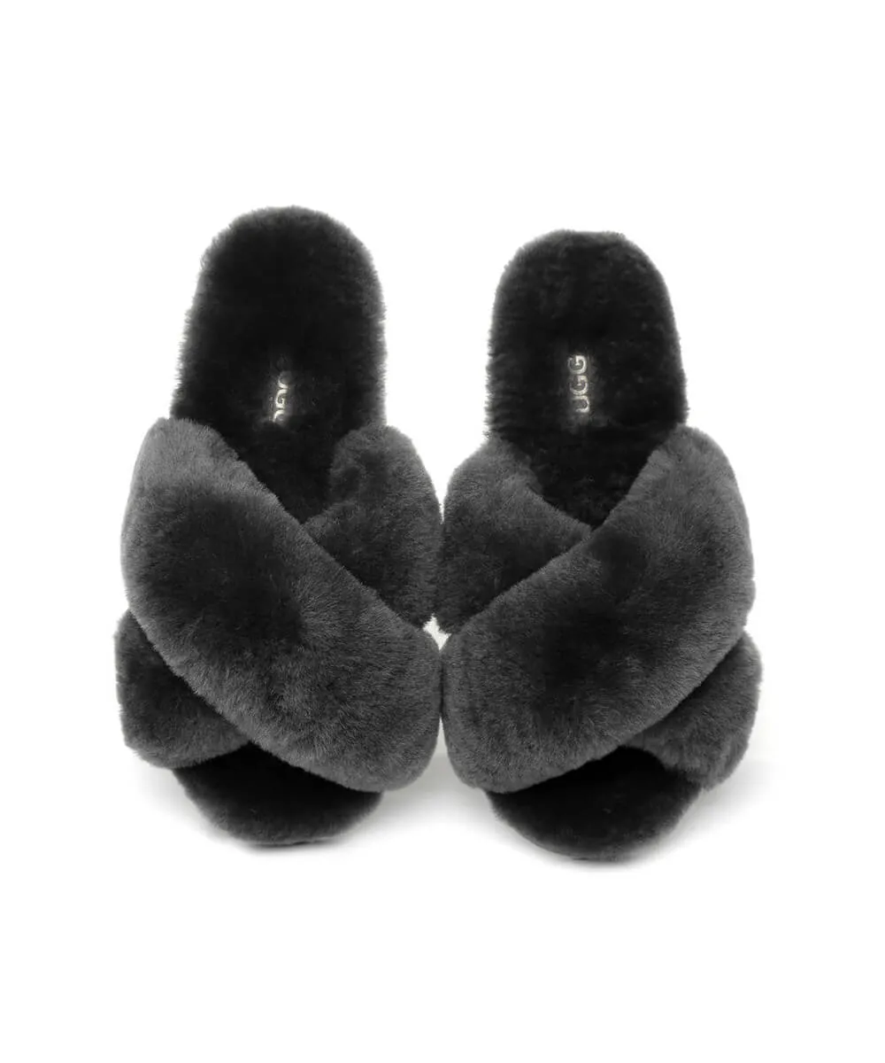 Chaussons Croisés Premium UGG pour Femme - Chaussures UGG
