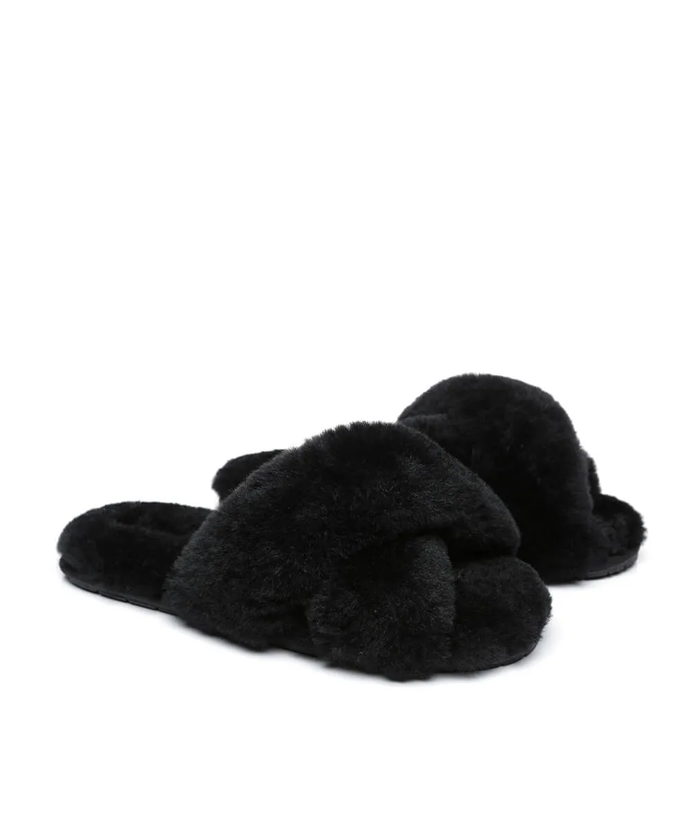 Chaussons Croisés Premium UGG pour Femme - Chaussures UGG