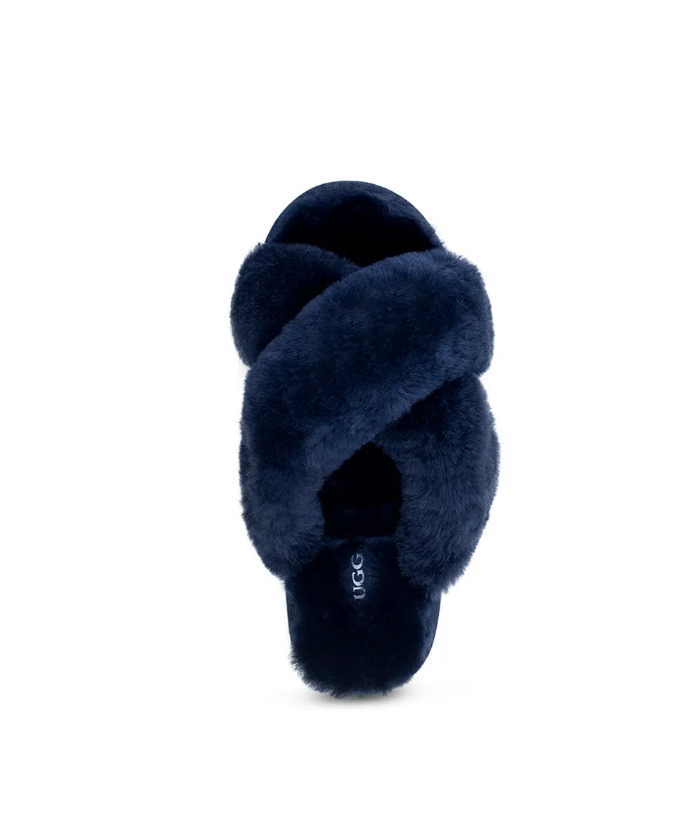 Chaussons Croisés Premium UGG pour Femme - Chaussures UGG