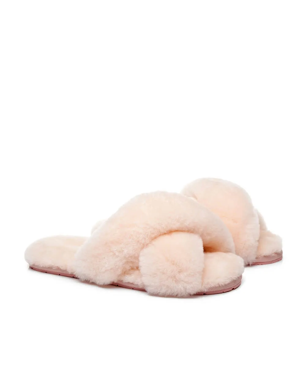 Chaussons Croisés Premium UGG pour Femme - Chaussures UGG