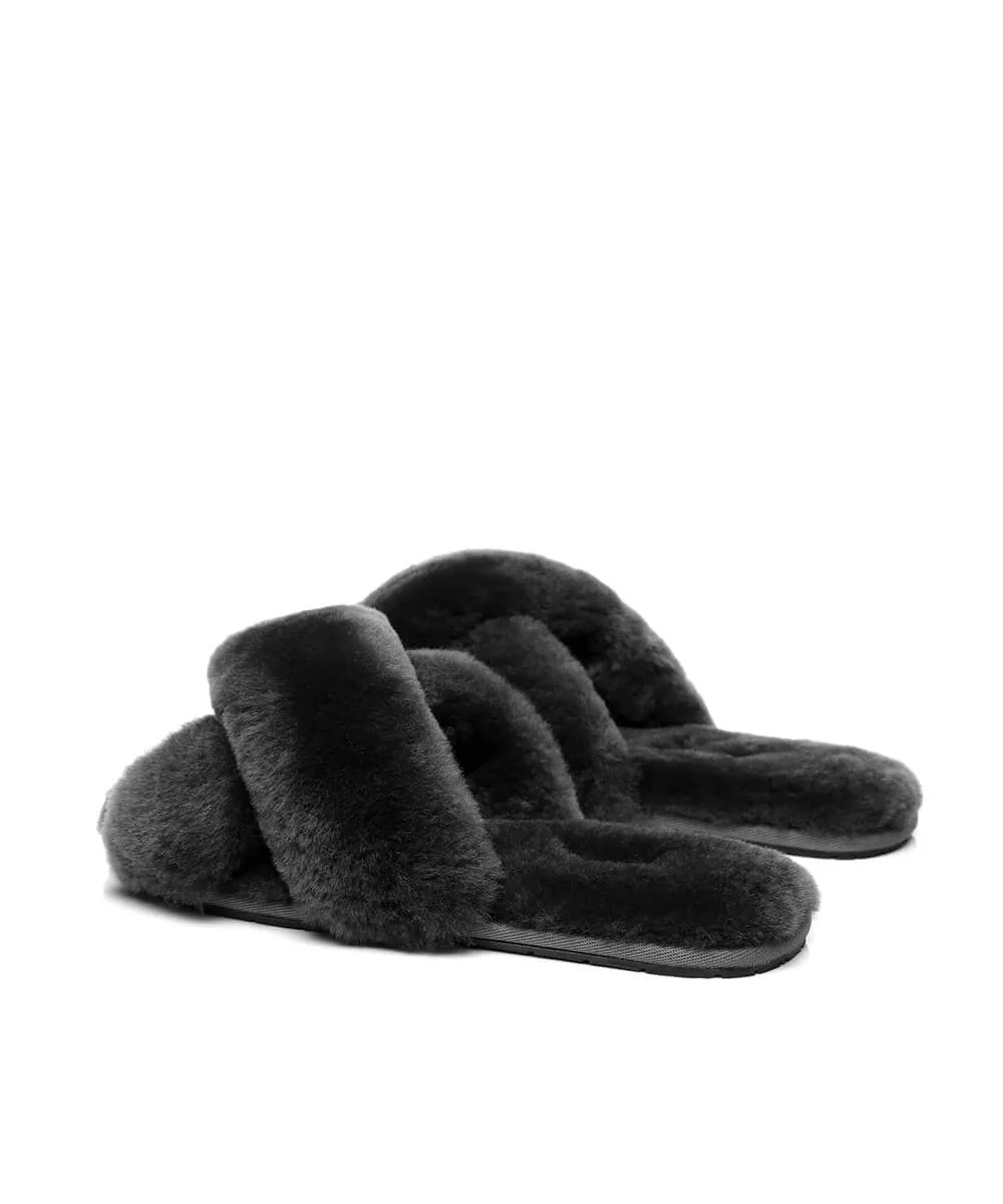 Chaussons Croisés Premium UGG pour Femme - Chaussures UGG