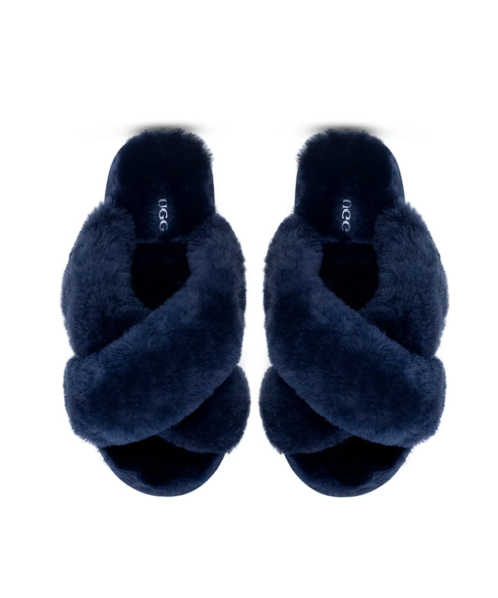 Chaussons Croisés Premium UGG pour Femme - Chaussures UGG
