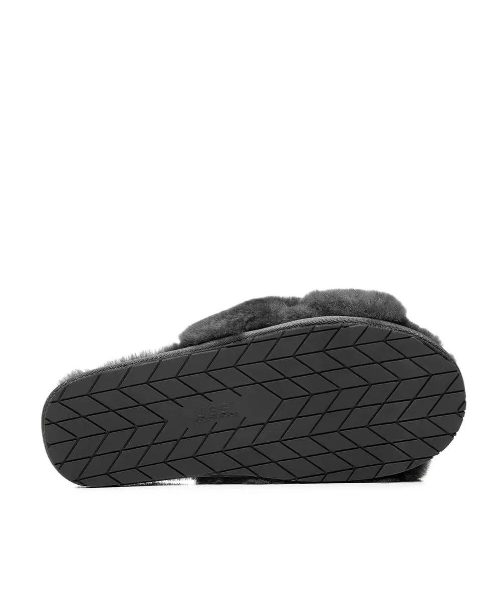 Chaussons Croisés Premium UGG pour Femme - Chaussures UGG