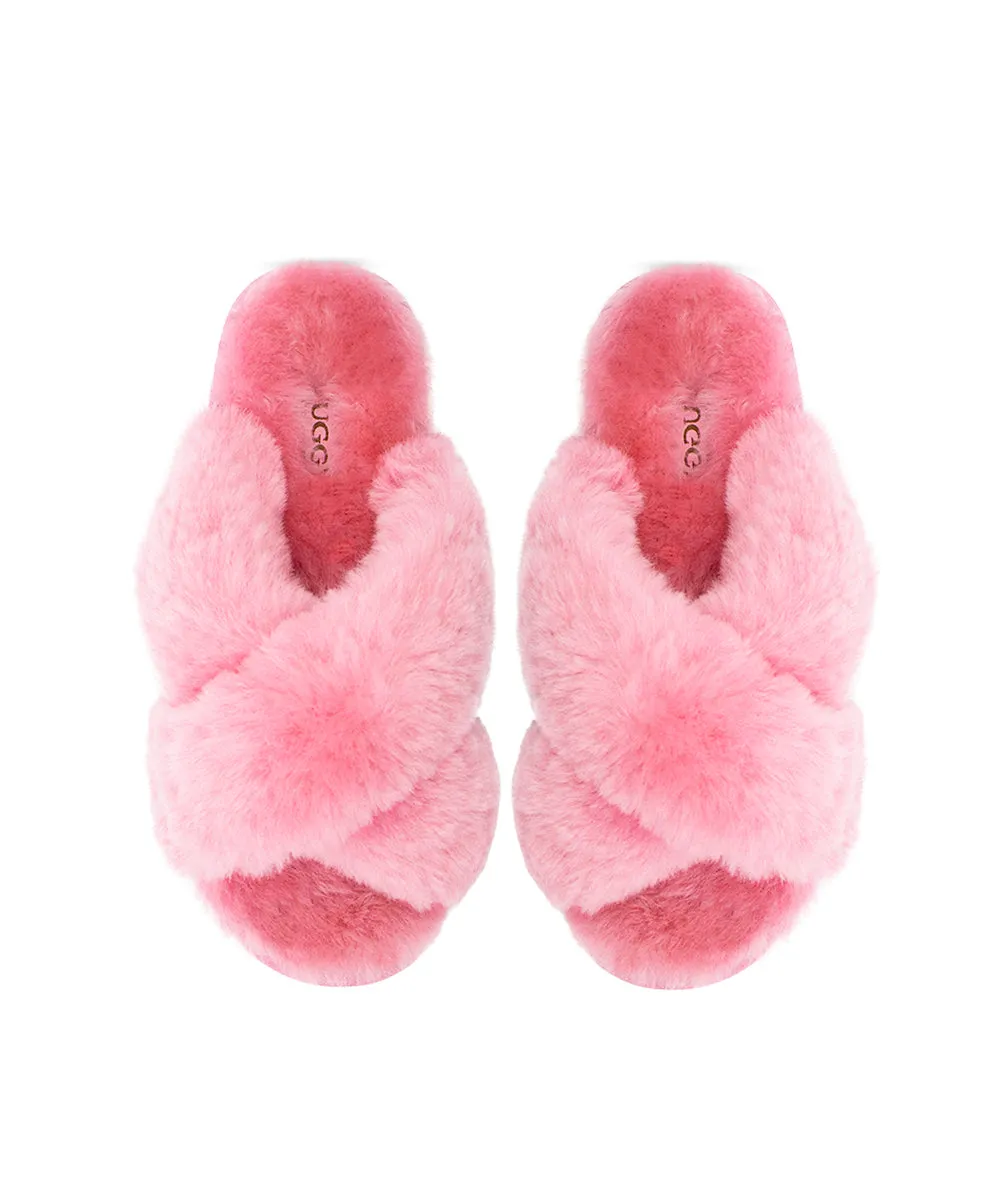 Chaussons Croisés Premium UGG pour Femme - Chaussures UGG
