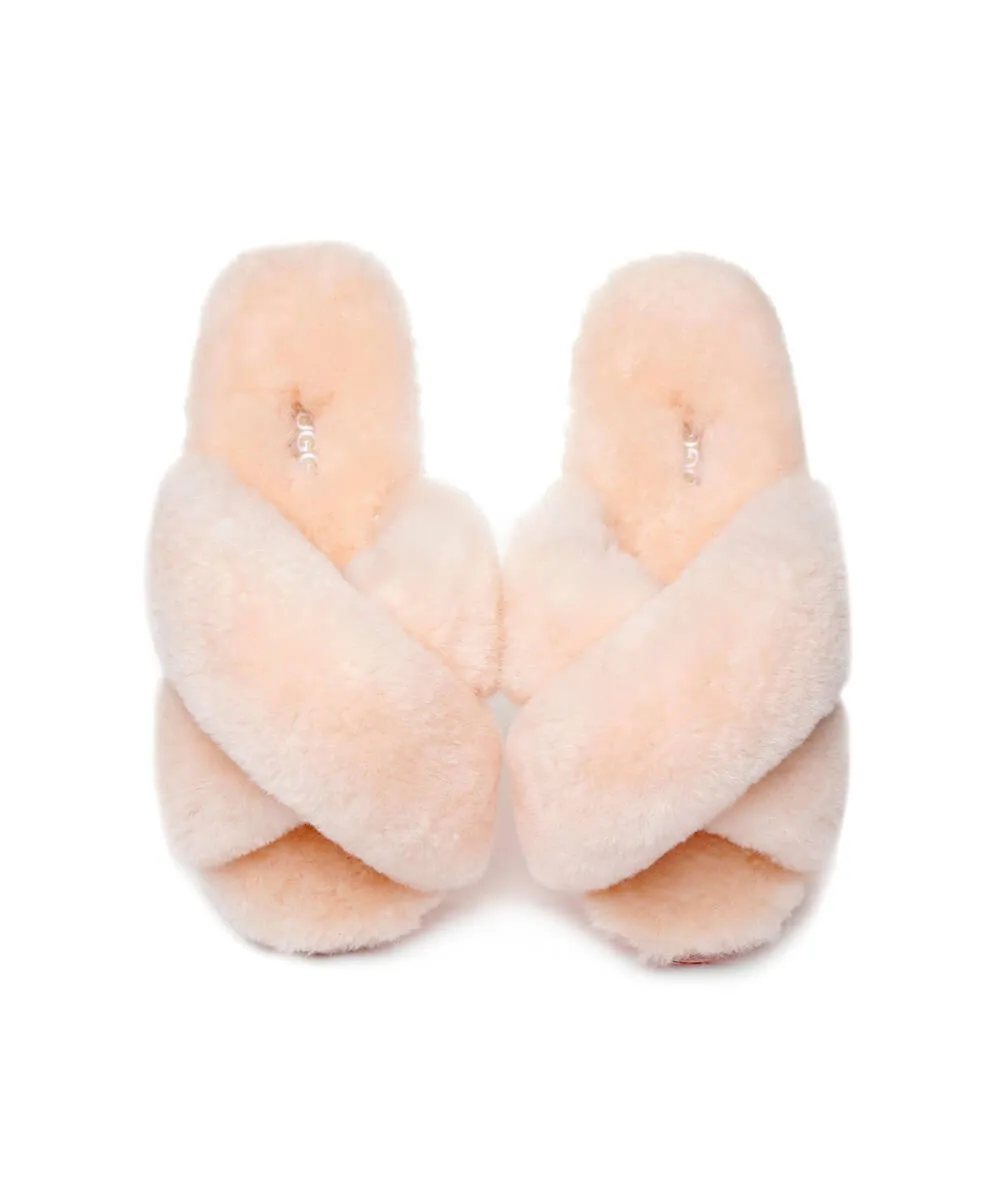 Chaussons Croisés Premium UGG pour Femme - Chaussures UGG