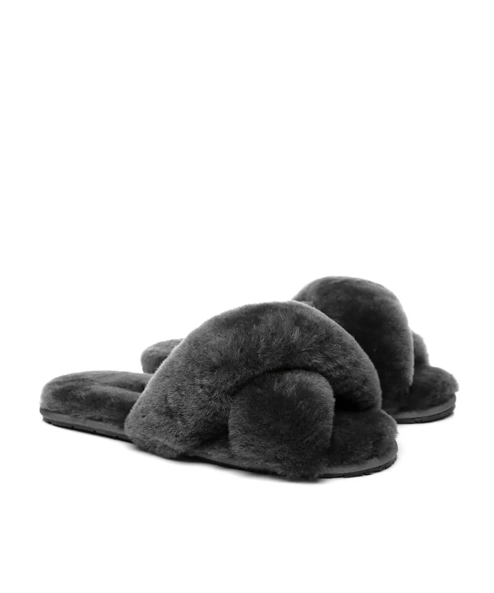 Chaussons Croisés Premium UGG pour Femme - Chaussures UGG