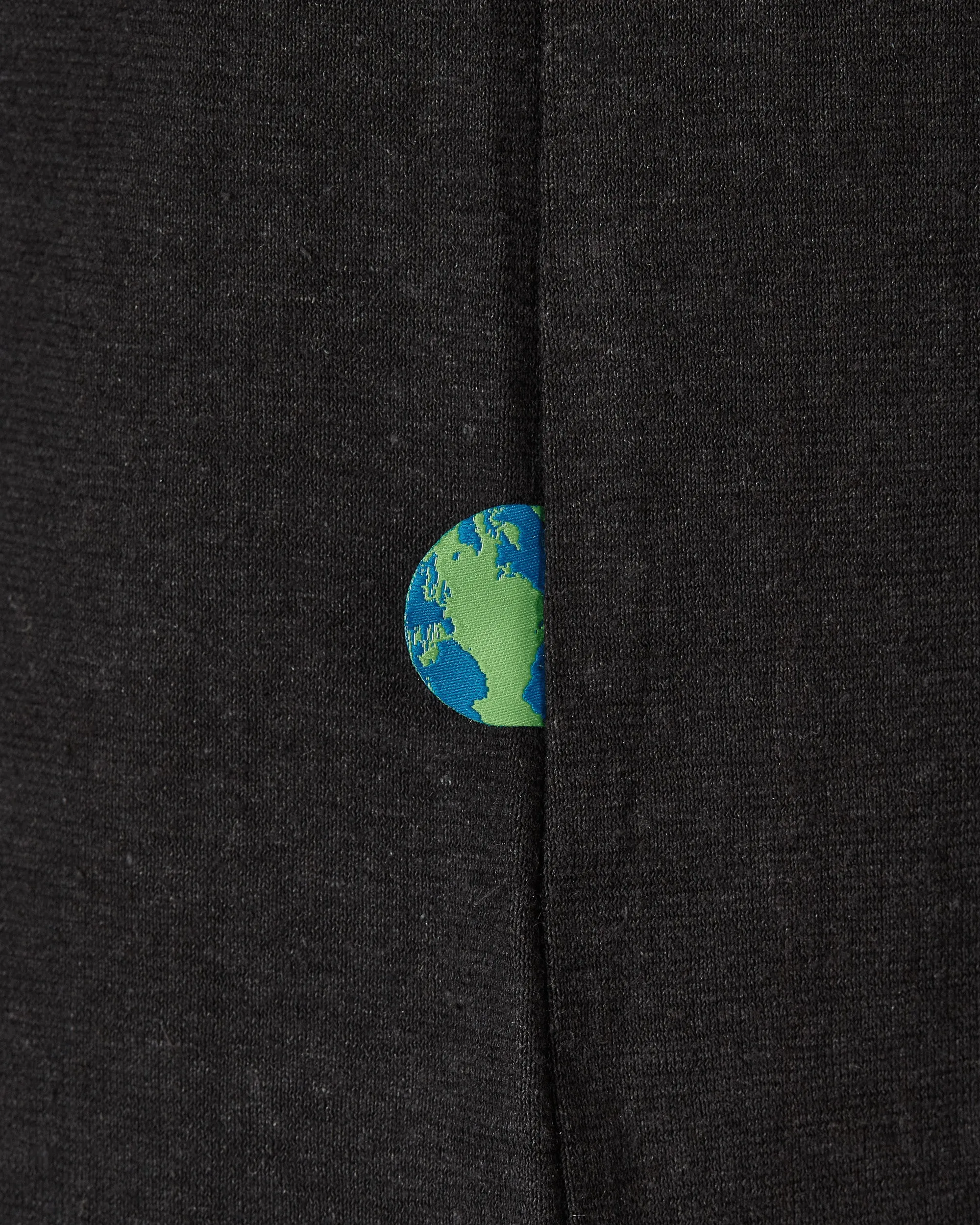 T-shirt en chanvre Paix Mondiale Noir