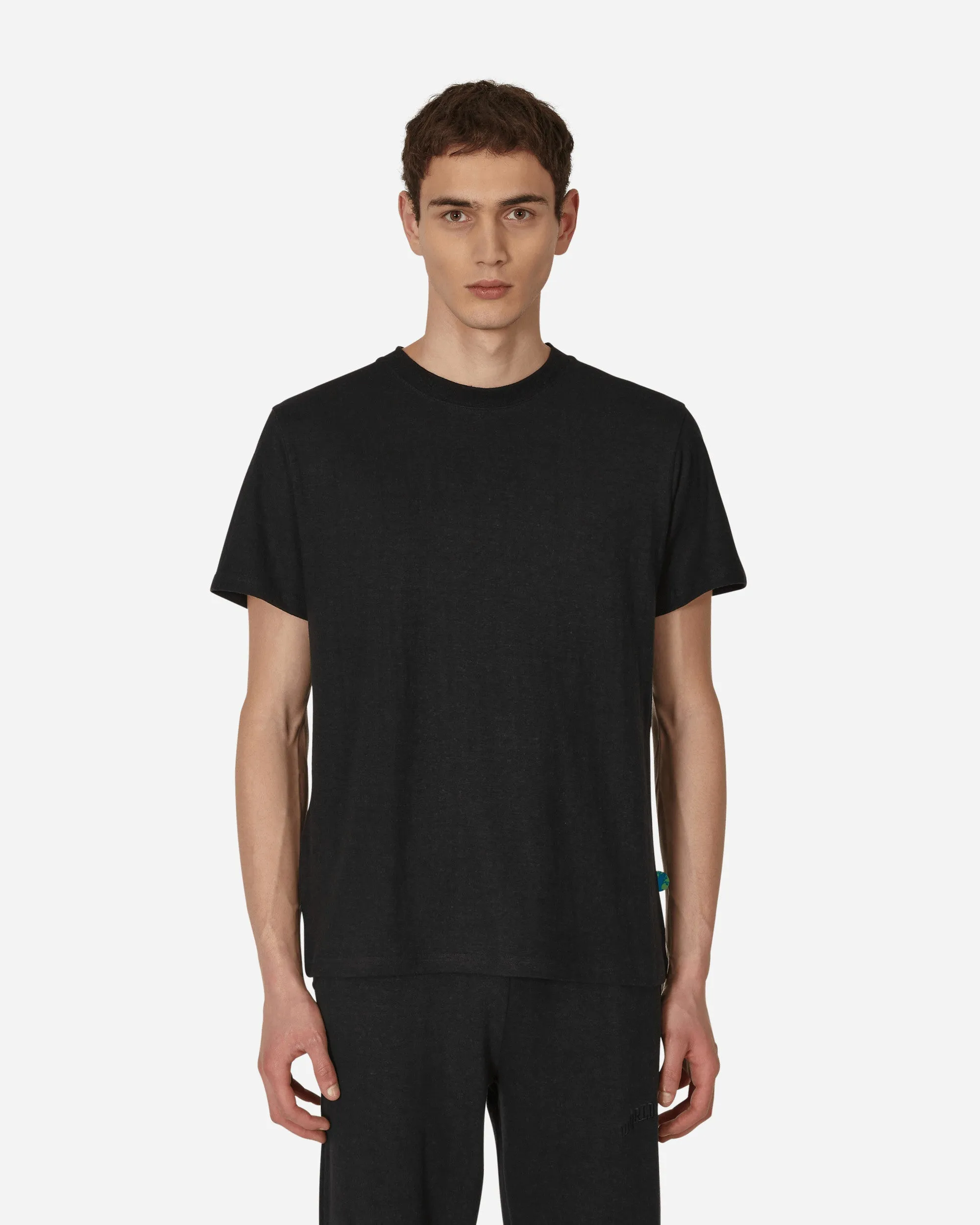 T-shirt en chanvre Paix Mondiale Noir