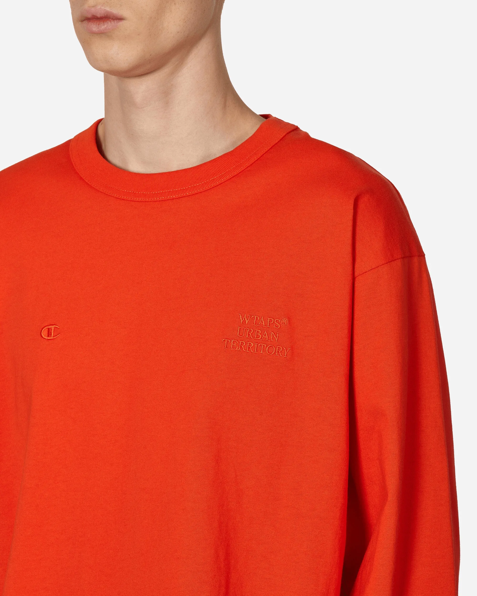 WTAPS Academy T-shirt manches longues Orange