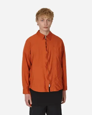 Chemise à zip orange