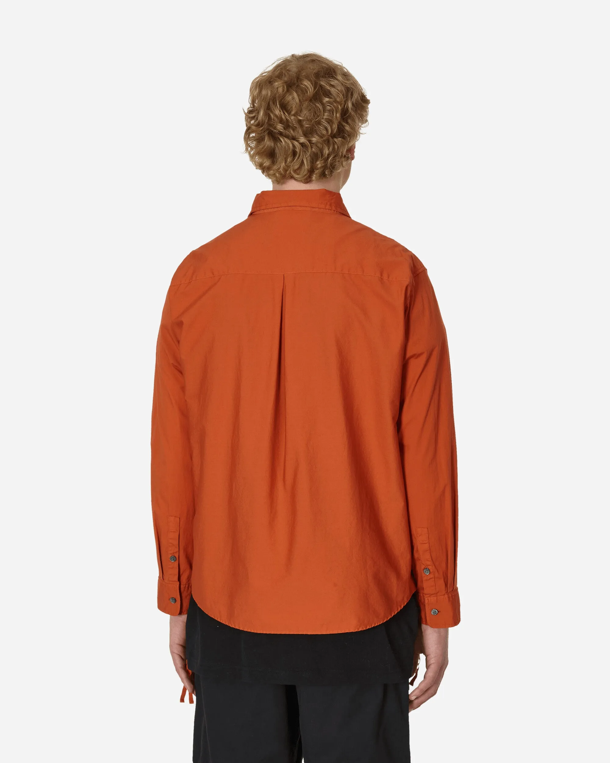 Chemise à zip orange
