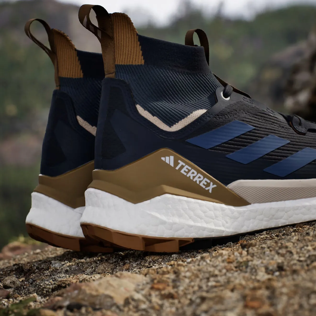 Adidas Terrex Free Hiker 2.0 Chaussure de Randonnée Encre Légendaire / Acier Merveilleux