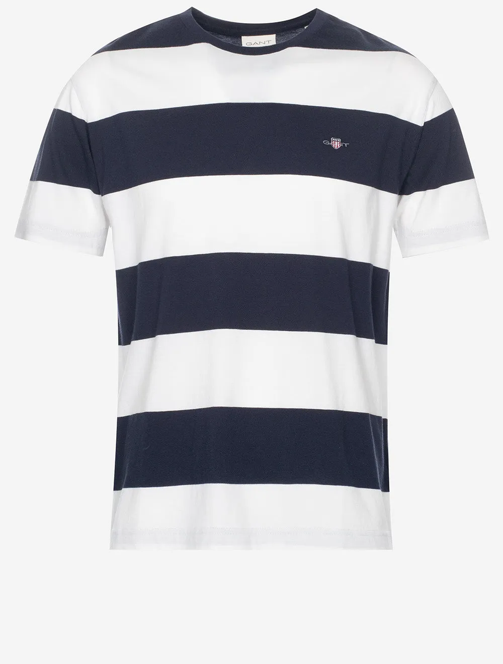 T-shirt à manches courtes à rayures Bar couleur coquille d'œuf