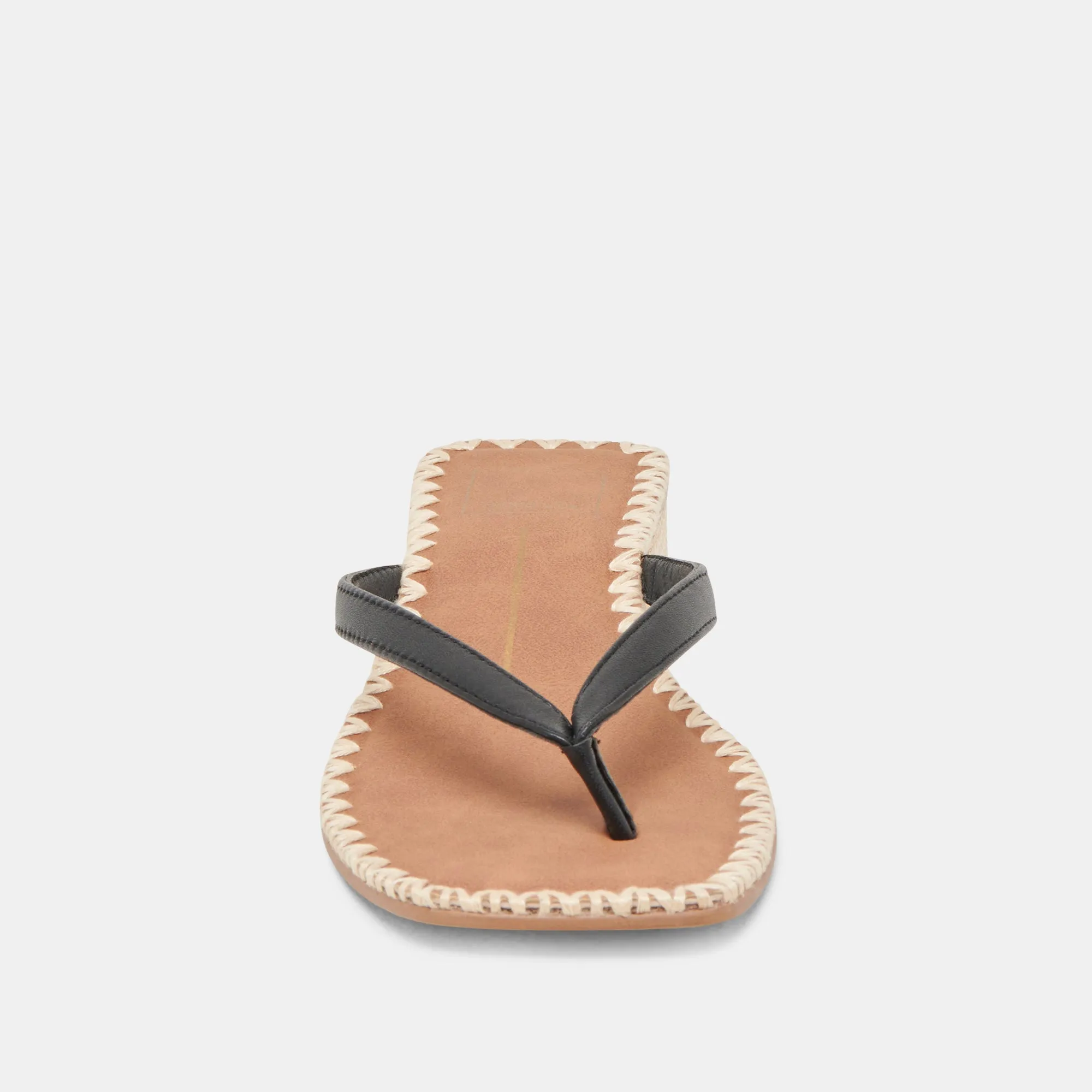 SANDALES BARTY EN CUIR NOIR