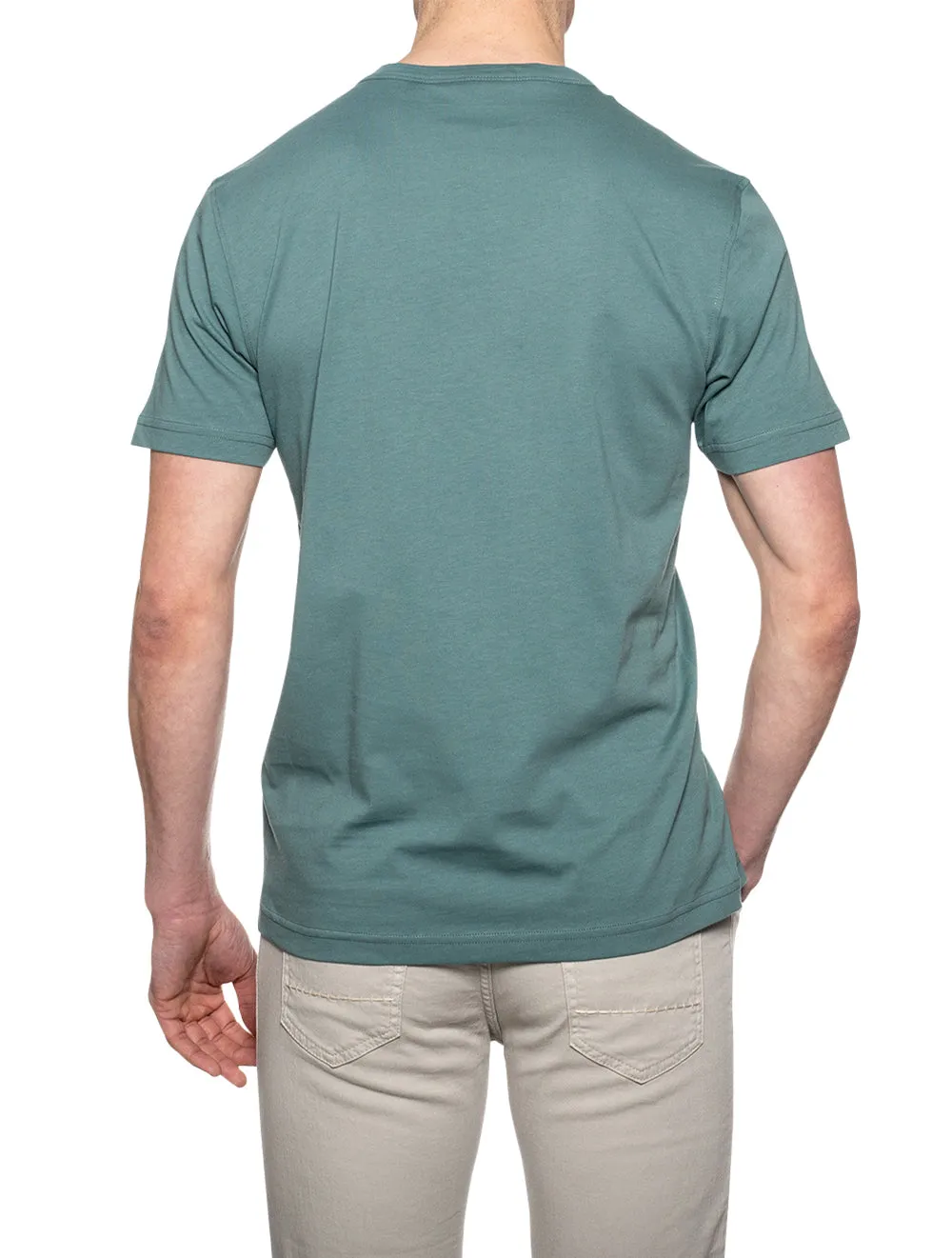 T-shirt basique délavé sarcelle