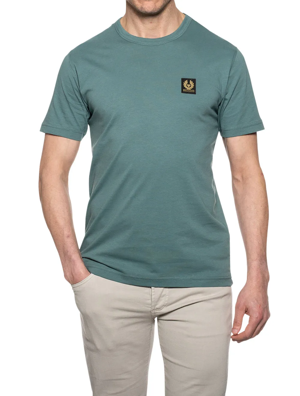 T-shirt basique délavé sarcelle
