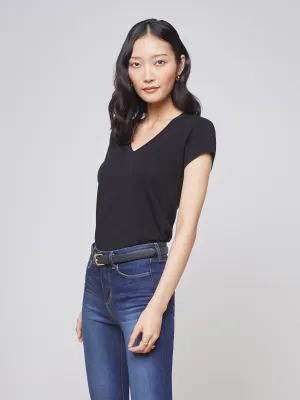 T-shirt col en V Becca Cotton