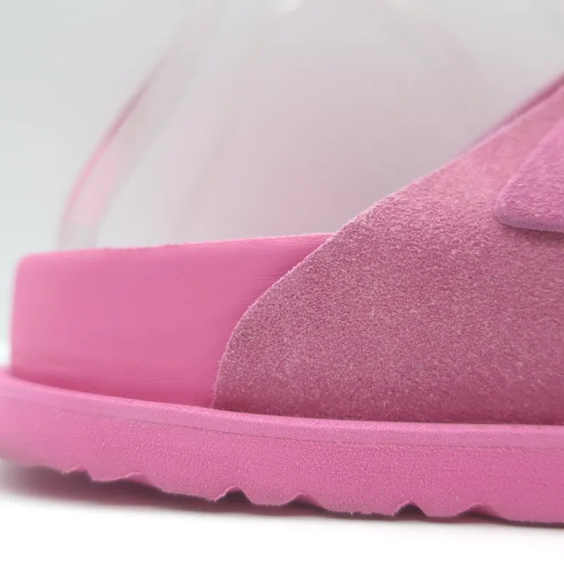 Birkenstock 1774 III Sandales Florida Slide en Suédine Rose Azalée Taille 40