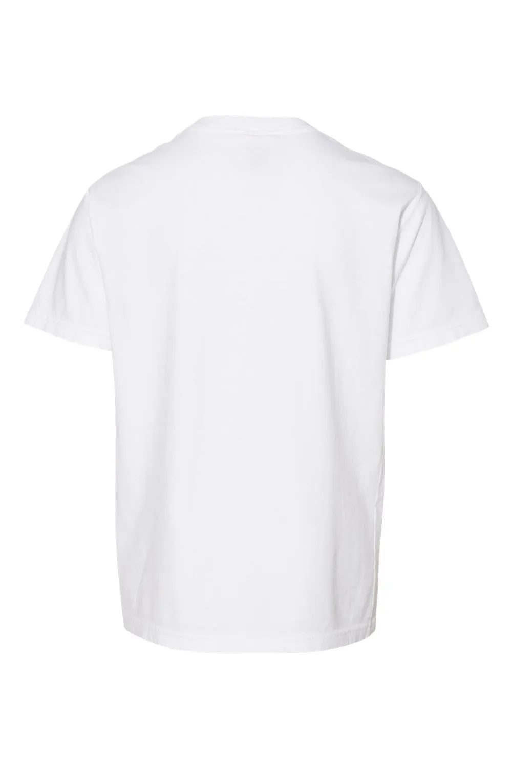T-shirt à manches courtes et col rond ComfortWash par Hanes pour jeunes - Blanc