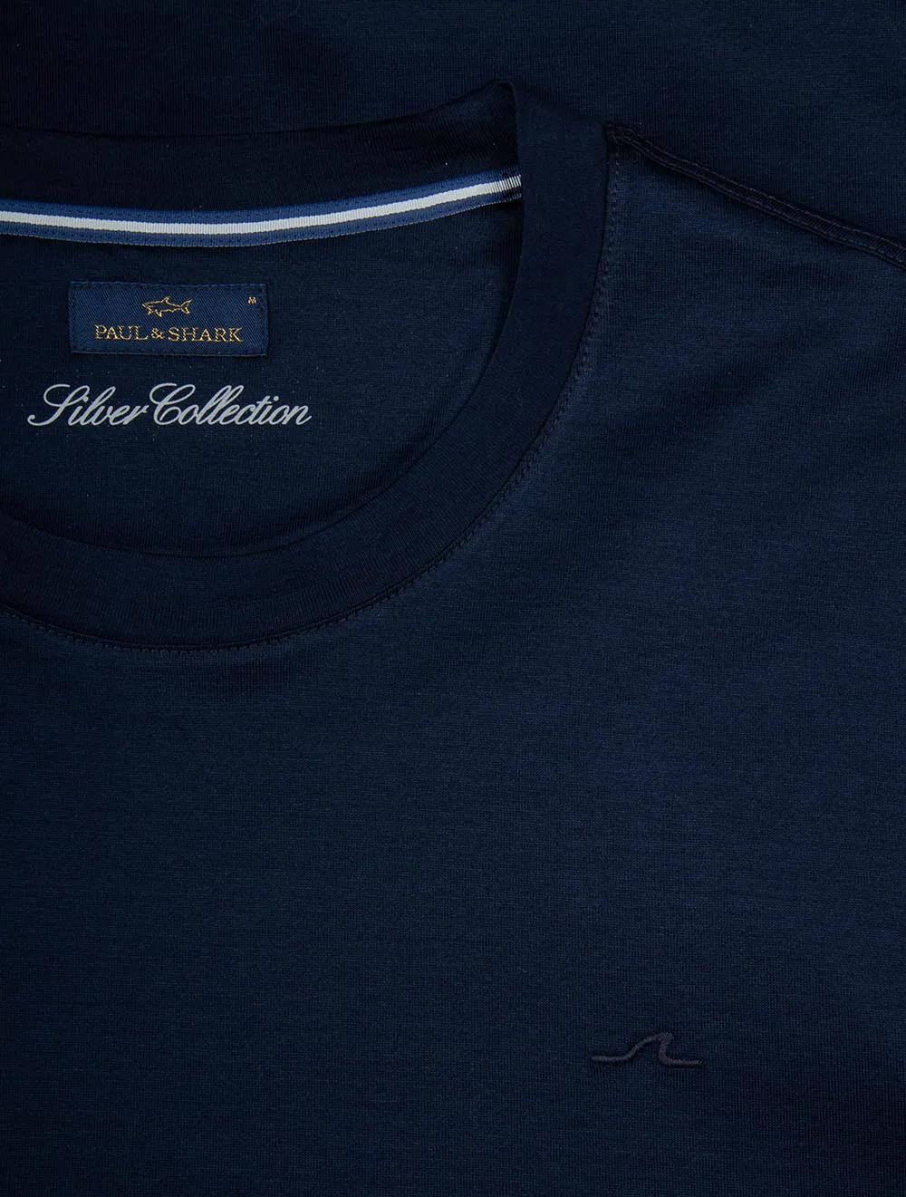 T-shirt en coton à manches courtes marine